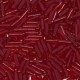 Miyuki Bugle 6mm Beads - Transparent red BGL2-141